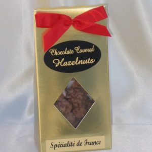 Chocolate covered hazelnuts specialite de France