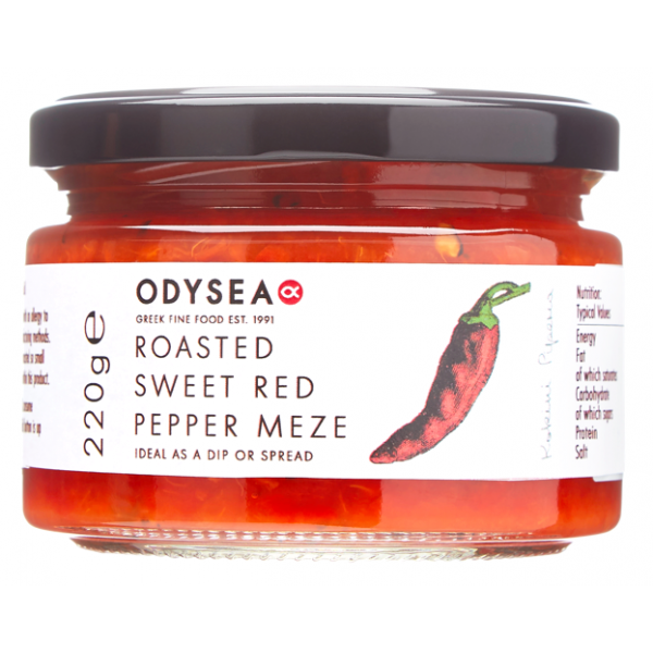 Odysea Roasted Sweet Red Pepper Meze (220g) - The Good Food Network