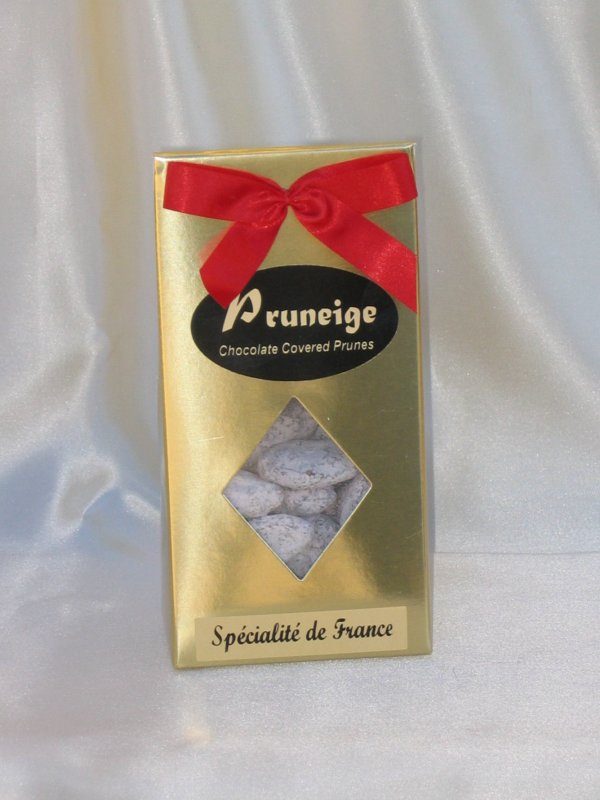 Pruneige chocolate covered prunes