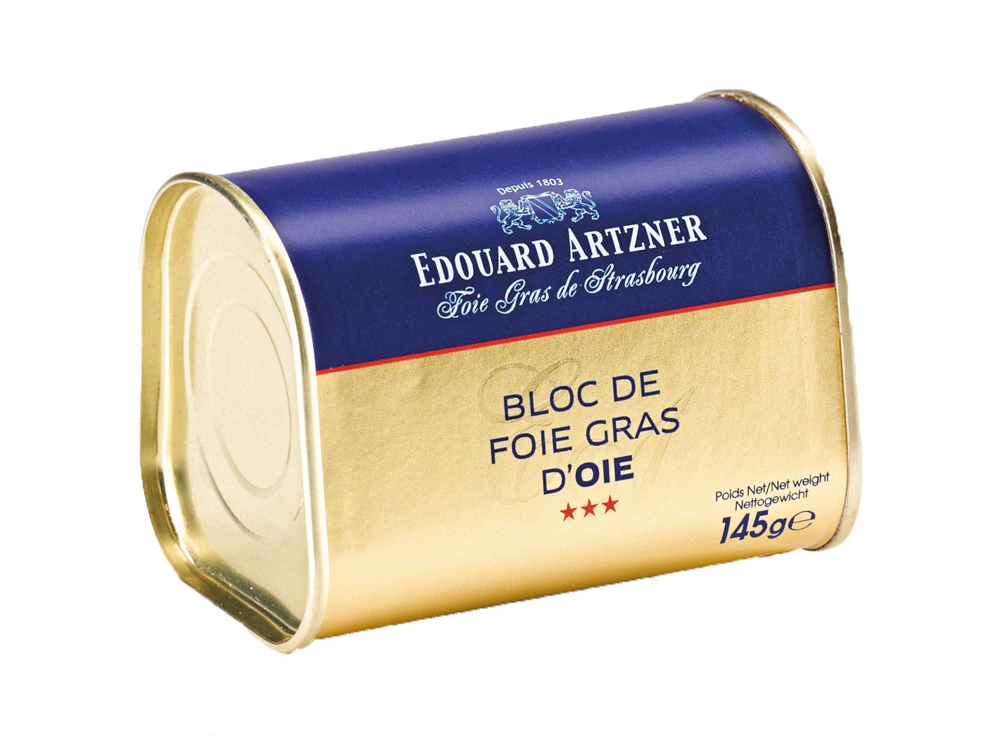 Buy Foie Gras d'Oie Entier Edouard Artzner (140g) Online