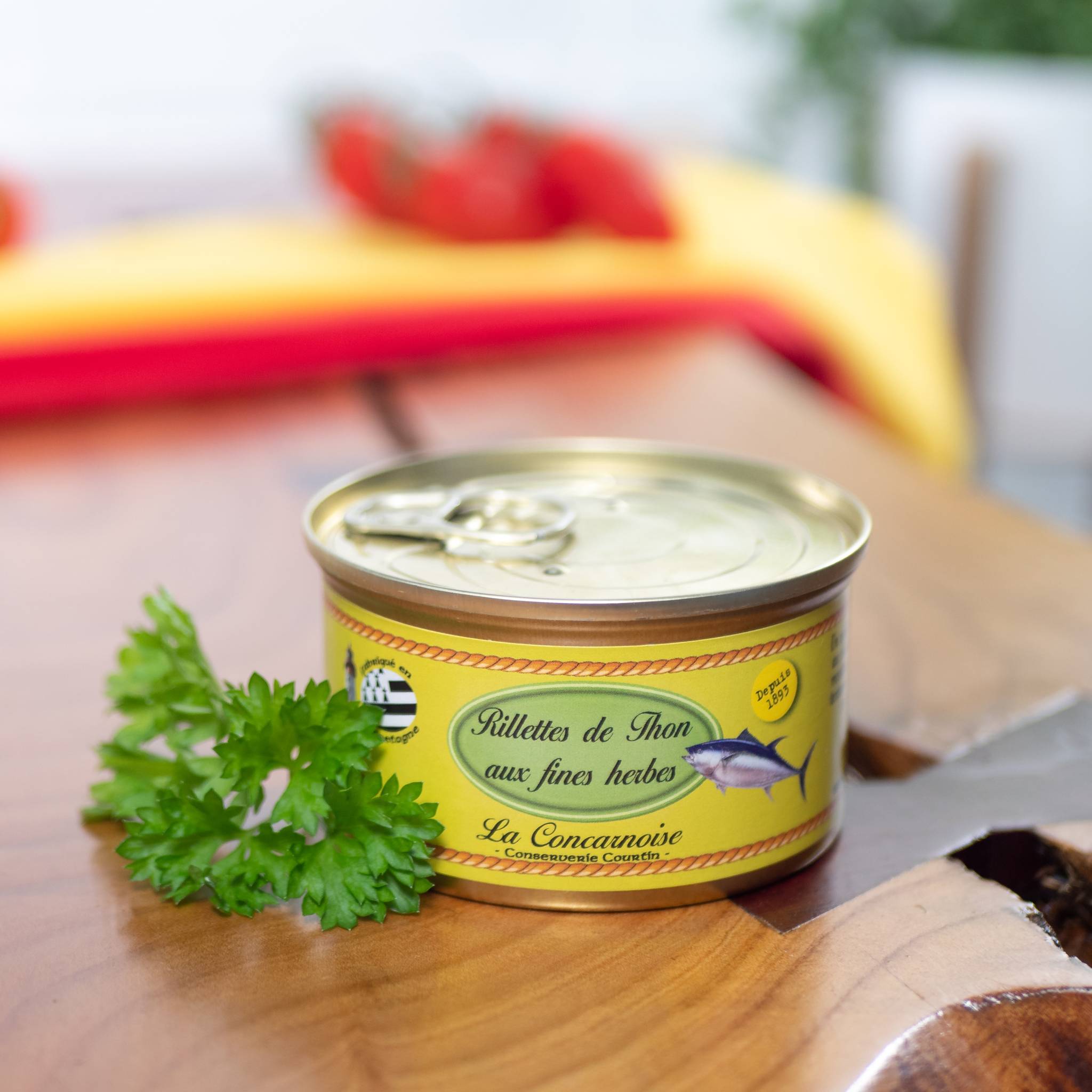 Conserverie Courtin - Tuna Rillettes De Thun Aux Fines Herbes 130g tin ...