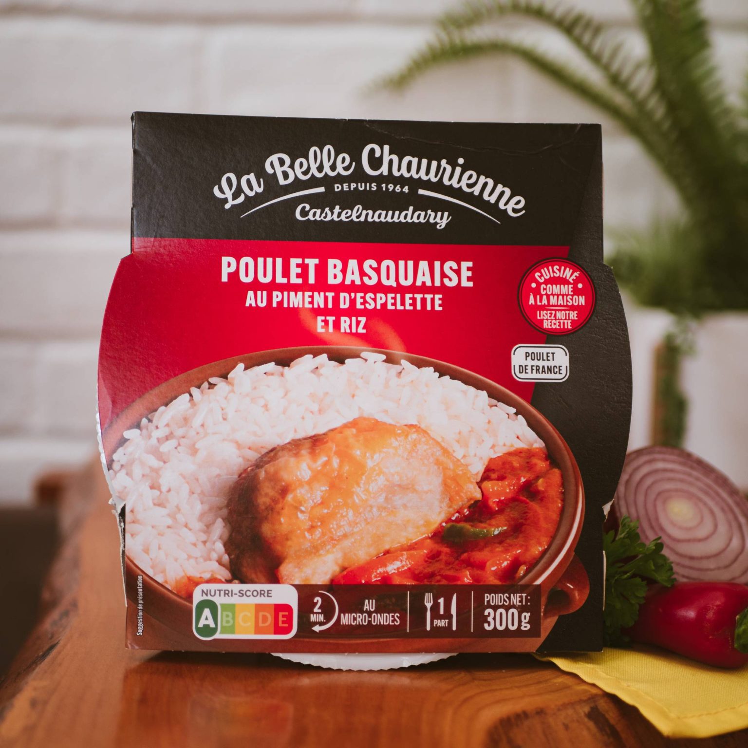 Poulet Basquaise Au Piment Despelette Et Riz La Belle Chaurienne 300g