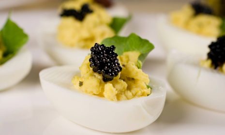 Deviled Eggs With Caviar
