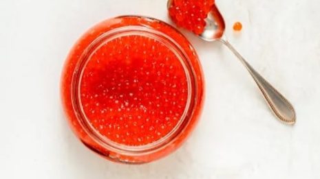 Salmon roe caviar