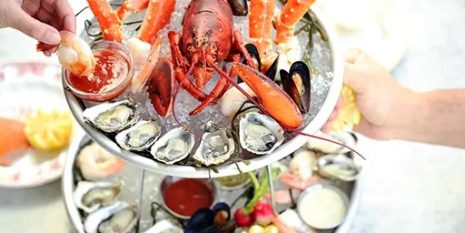 Seafood tower