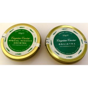 Caspian Caviar Oscietra Caviar Twin Set