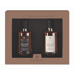 Duo Of Truffle Oils Gift Box - 1 Black Truffle Oil 100ml And 1 White Truffle Oil 100ml - Plantin