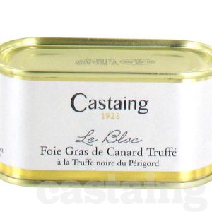 Castaing Duck Foie Gras Block With Black Truffles 200g