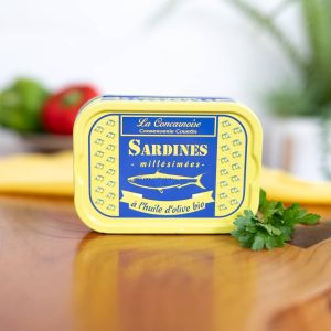 Conserverie Courtin Premium Quality "Millesimees" Sardines In Organic Olive Oil (115g)