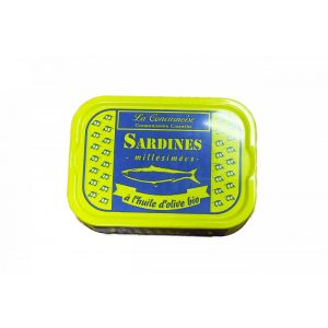 Sardines à l'huile d'olive bio 115g Conserverie Courtin