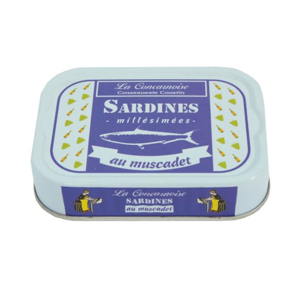 Sardines au muscadet et aux aromates 115g Conserverie COurtin