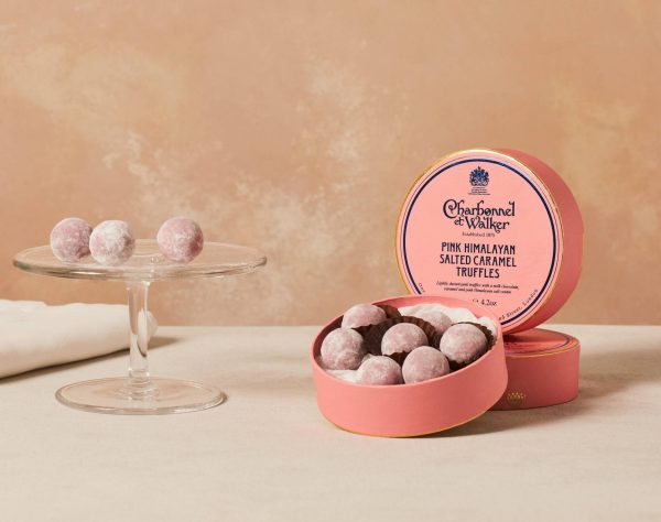 Pink Himalayan Salted Caramel Chocolate Truffles Charbonnel Et Walker