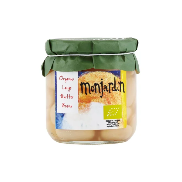 Monjardin Organic Butter Beans, 325g