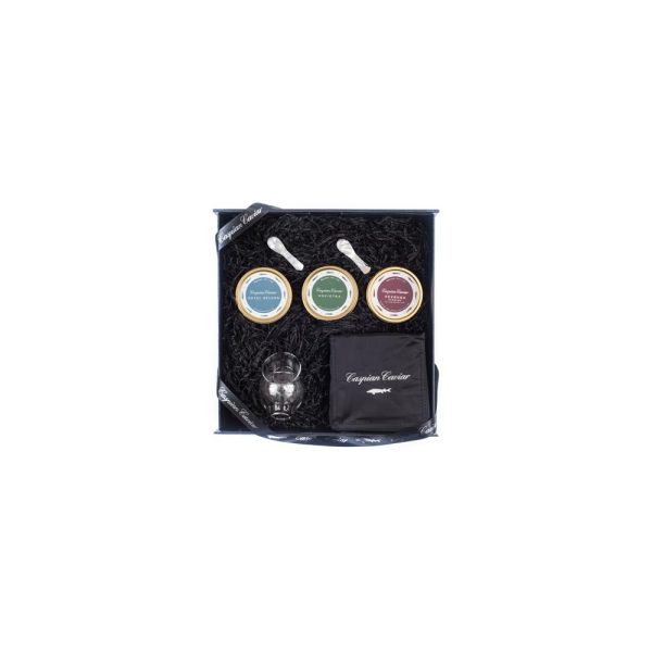 Caspian Caviar Classic Trilogy Gift Set (3 x 50g Caviar)